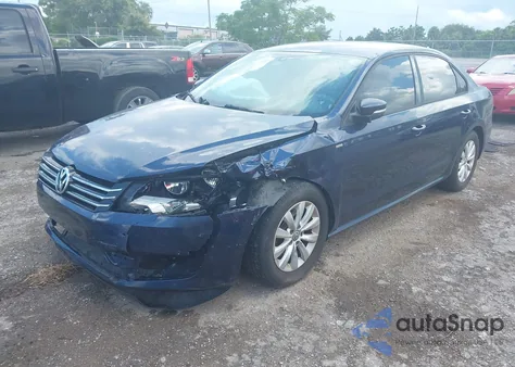 2013 Volkswagen Passat 2.5L Wolfsburg Edition из США, поврежденный, VIN 1VWAH7A31DC150831